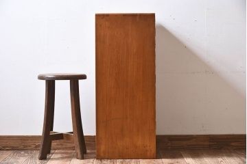 レトロ家具　和製アンティーク　栓材　11杯付き!昭和レトロな小引き出し