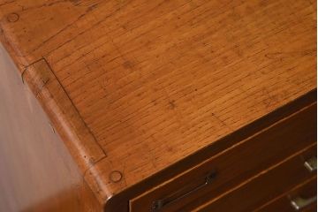 レトロ家具　和製アンティーク　栓材　11杯付き!昭和レトロな小引き出し