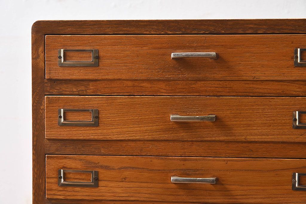 レトロ家具　和製アンティーク　栓材　11杯付き!昭和レトロな小引き出し