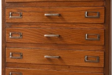 レトロ家具　和製アンティーク　栓材　11杯付き!昭和レトロな小引き出し