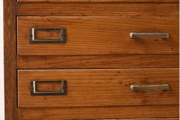 レトロ家具　和製アンティーク　栓材　11杯付き!昭和レトロな小引き出し