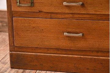 レトロ家具　和製アンティーク　栓材　11杯付き!昭和レトロな小引き出し