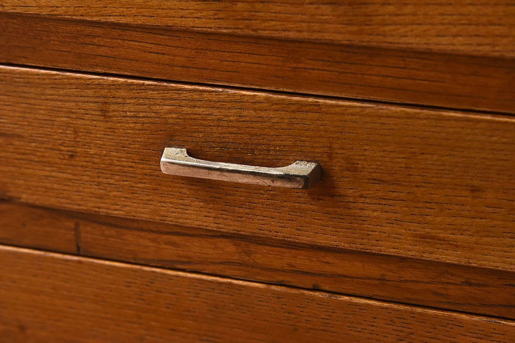 レトロ家具　和製アンティーク　栓材　11杯付き!昭和レトロな小引き出し