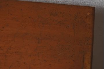 アンティーク雑貨　昭和レトロ　和製アンティーク　古い木製の縦型引き出し(ドロワー、チェスト)