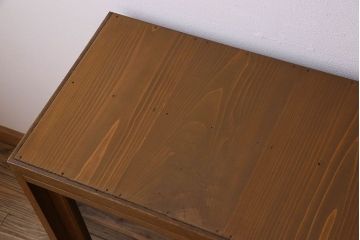 レトロ家具　和製アンティーク　昭和レトロなデザインが魅力的な重ね食器棚(収納棚)