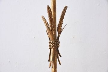 イタリアビンテージ　ガラステーブル付き!フロアランプ