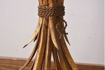 イタリアビンテージ　ガラステーブル付き!フロアランプ