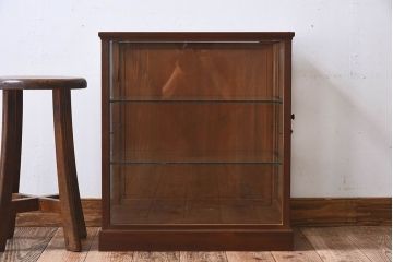 アンティーク雑貨　和製アンティーク　使い勝手のよい小振りなガラスケース