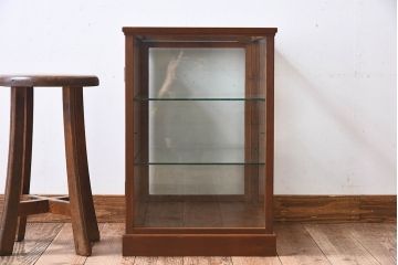 アンティーク雑貨　和製アンティーク　使い勝手のよい小振りなガラスケース