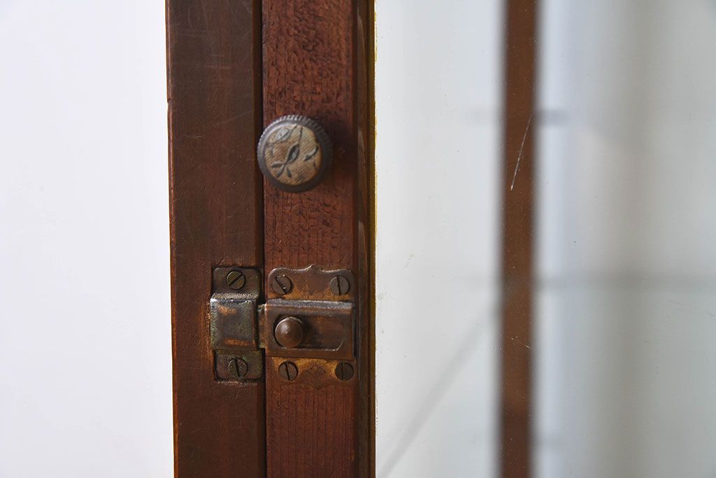 アンティーク雑貨　和製アンティーク　使い勝手のよい小振りなガラスケース