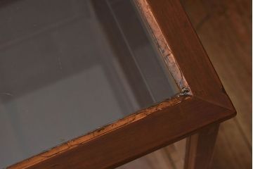 アンティーク雑貨　和製アンティーク　使い勝手のよい小振りなガラスケース