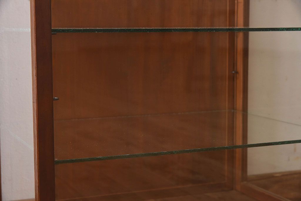 アンティーク雑貨　和製アンティーク　使い勝手のよい小振りなガラスケース