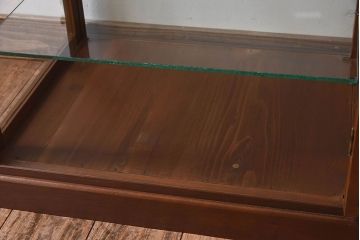 アンティーク雑貨　和製アンティーク　使い勝手のよい小振りなガラスケース