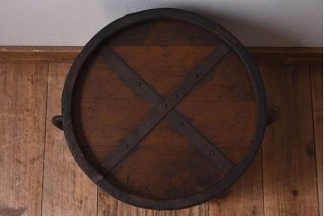 アンティーク雑貨　和製アンティーク　古い木の質感が味わい深い一斗升(一斗マス)