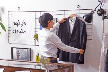 アンティーク雑貨　和製アンティーク　アイアン製ハンギングプレート(コレクションディスプレイ、プランターディスプレイ)