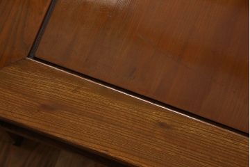 アンティーク家具　総無垢材　天板一枚板!総ケヤキ材製のアンティーク座卓