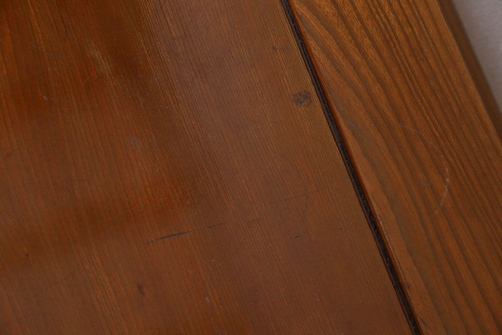 アンティーク家具　総無垢材　天板一枚板!総ケヤキ材製のアンティーク座卓