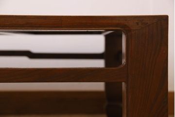 アンティーク家具　総無垢材　天板一枚板!総ケヤキ材製のアンティーク座卓
