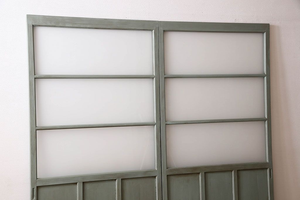 公式】アンティーク家具ラフジュ工房商品詳細ページすりガラス入り