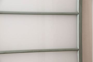 すりガラス入り!アンティーク調ペイントが素敵なガラス引き戸2枚セット