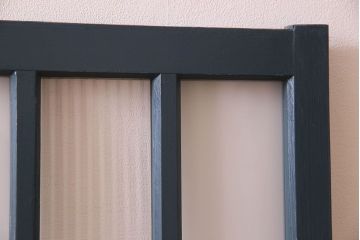 ペイント建具　すり・モールガラス入り!アンティークガラス戸2枚セット(窓)