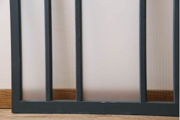 ペイント建具　すり・モールガラス入り!アンティークガラス戸2枚セット(窓)