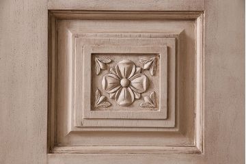 アンティークペイント　上品なデザインのドア(扉)(1)