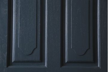 アンティーク雑貨　ペイント建具　上品なデザインのドア(扉)(2)