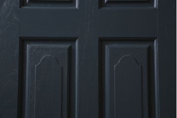 アンティーク雑貨　ペイント建具　上品なデザインのドア(扉)(2)