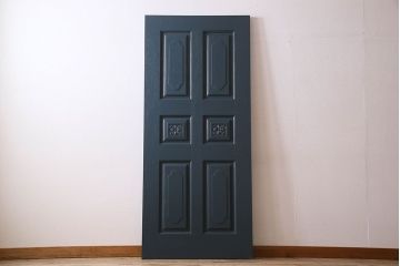 アンティーク雑貨　ペイント建具　上品なデザインのドア(扉)(2)