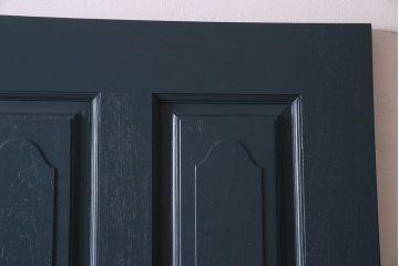 アンティーク雑貨　ペイント建具　上品なデザインのドア(扉)(2)