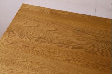 アンティーク家具　和製アンティーク　オーク材の両面引き出し付き特大作業台(ダイニングテーブル)