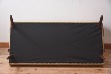 レトロ家具　ビンテージ　アーム付き!レトロな2.5人掛けソファ