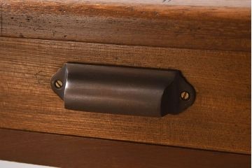 レトロ家具　昭和レトロ　栓材　使い勝手の良い小振りな平机(コンソールテーブル)