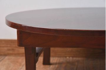 アンティーク家具　天板一枚板!総ケヤキ材の重厚なちゃぶ台