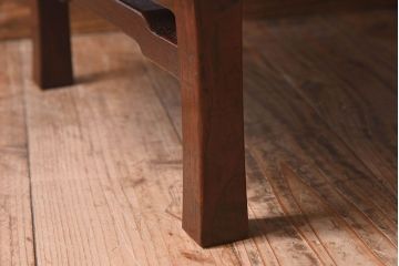 アンティーク家具　天板一枚板!総ケヤキ材の重厚なちゃぶ台