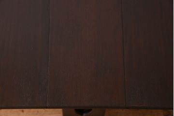 ヴィンテージ家具　イギリスビンテージ　チーク材製!脚のデザインが珍しいバタフライテーブル(エクステンションテーブル、ダイニングテーブル)