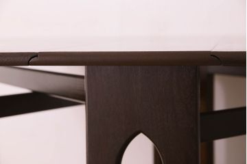 ヴィンテージ家具　イギリスビンテージ　チーク材製!脚のデザインが珍しいバタフライテーブル(エクステンションテーブル、ダイニングテーブル)