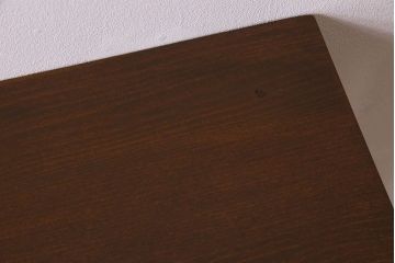 レトロ家具　昭和レトロ　棚付き!小振りなサイズのすっきりとしたサイドテーブル(花台)