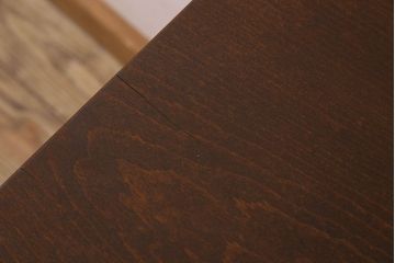 レトロ家具　昭和レトロ　棚付き!小振りなサイズのすっきりとしたサイドテーブル(花台)