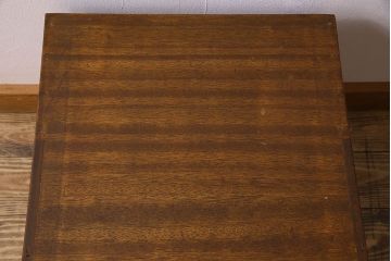 レトロ家具　昭和レトロ　大振りサイズ　古い木味が素敵な2杯小引出し