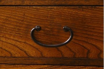 レトロ家具　昭和レトロ　大振りサイズ　古い木味が素敵な2杯小引出し