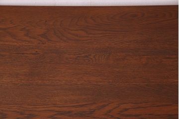 アンティーク家具　オーク材製天板　ペイントが素敵な鉄脚テーブル(平机)(2)