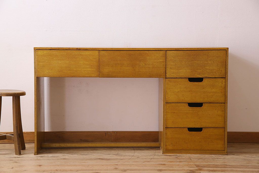 レトロ家具 希少 杉工場 分机 和机 アンティーク 昭和レトロ 送料無料 レトロ家具 希少 杉工場 分机 和机 アンティーク 昭和レトロ