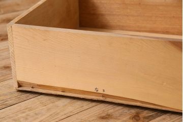 レトロ家具　昭和レトロ　古い木製のシンプルな片袖机