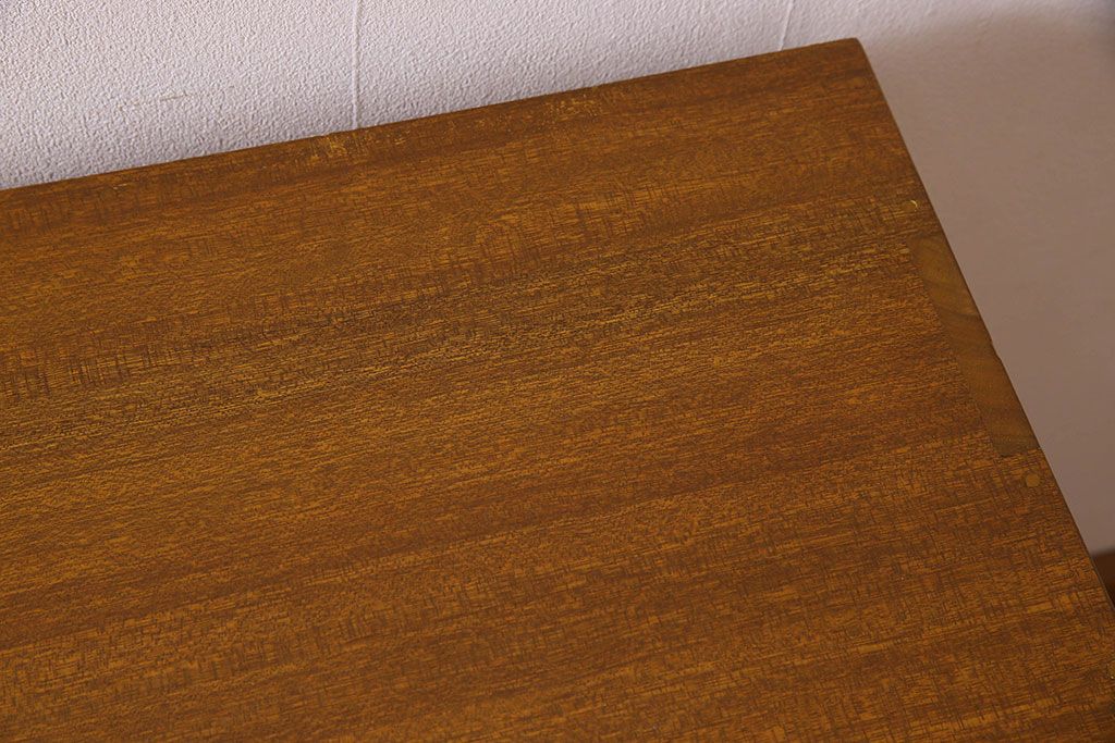 レトロ家具　昭和レトロ　古い木製のシンプルな片袖机