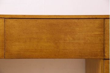 レトロ家具　昭和レトロ　古い木製のシンプルな片袖机