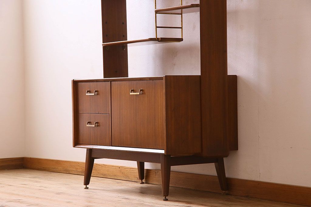 アンティーク家具　G-PLAN(ジープラン)　ルームディバイダー(収納棚・飾り棚・陳列棚)