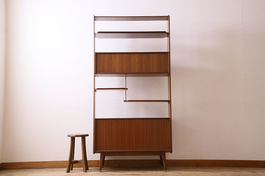 アンティーク家具　G-PLAN(ジープラン)　ルームディバイダー(収納棚・飾り棚・陳列棚)