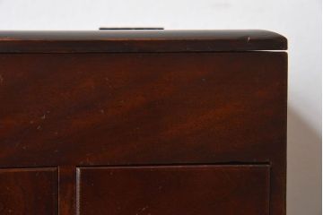 アンティーク雑貨　昭和レトロ　上品な色合いが素敵な小引き出し(裁縫箱)